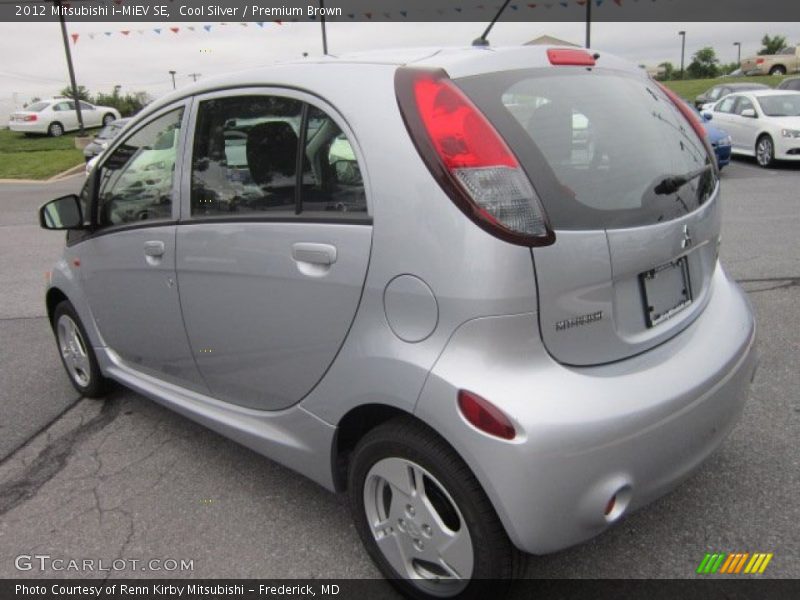 Cool Silver / Premium Brown 2012 Mitsubishi i-MiEV SE