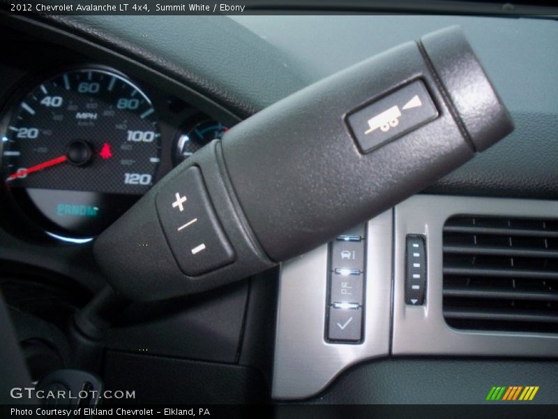 Summit White / Ebony 2012 Chevrolet Avalanche LT 4x4