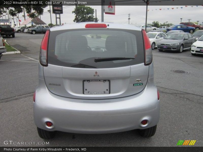 Cool Silver / Premium Brown 2012 Mitsubishi i-MiEV SE