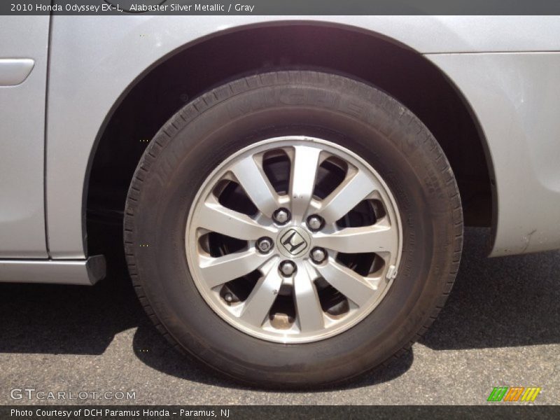 Alabaster Silver Metallic / Gray 2010 Honda Odyssey EX-L