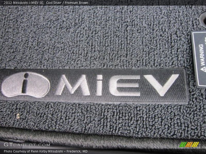 Cool Silver / Premium Brown 2012 Mitsubishi i-MiEV SE