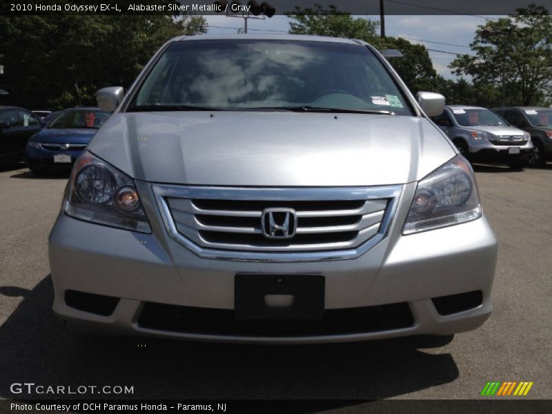 Alabaster Silver Metallic / Gray 2010 Honda Odyssey EX-L