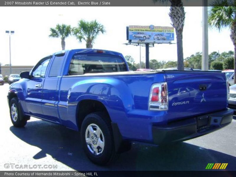 Electric Blue / Slate 2007 Mitsubishi Raider LS Extended Cab