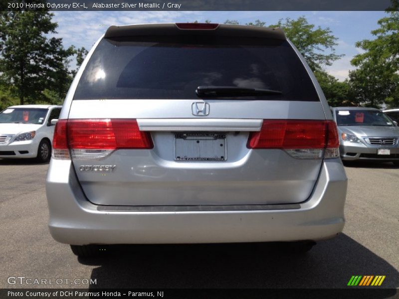 Alabaster Silver Metallic / Gray 2010 Honda Odyssey EX-L