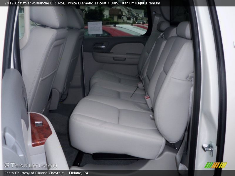 White Diamond Tricoat / Dark Titanium/Light Titanium 2012 Chevrolet Avalanche LTZ 4x4