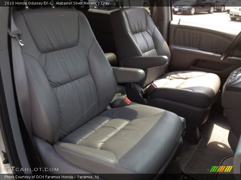 Alabaster Silver Metallic / Gray 2010 Honda Odyssey EX-L