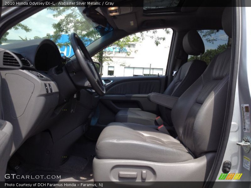 Alabaster Silver Metallic / Gray 2010 Honda Odyssey EX-L