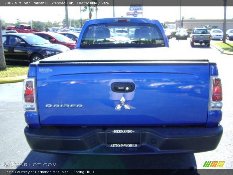 Electric Blue / Slate 2007 Mitsubishi Raider LS Extended Cab