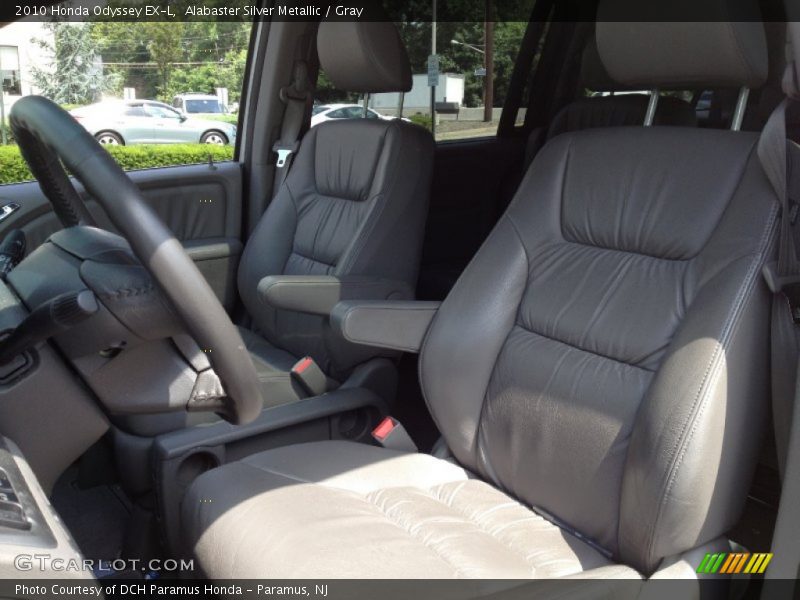 Alabaster Silver Metallic / Gray 2010 Honda Odyssey EX-L
