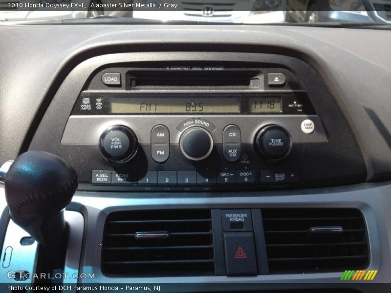 Alabaster Silver Metallic / Gray 2010 Honda Odyssey EX-L