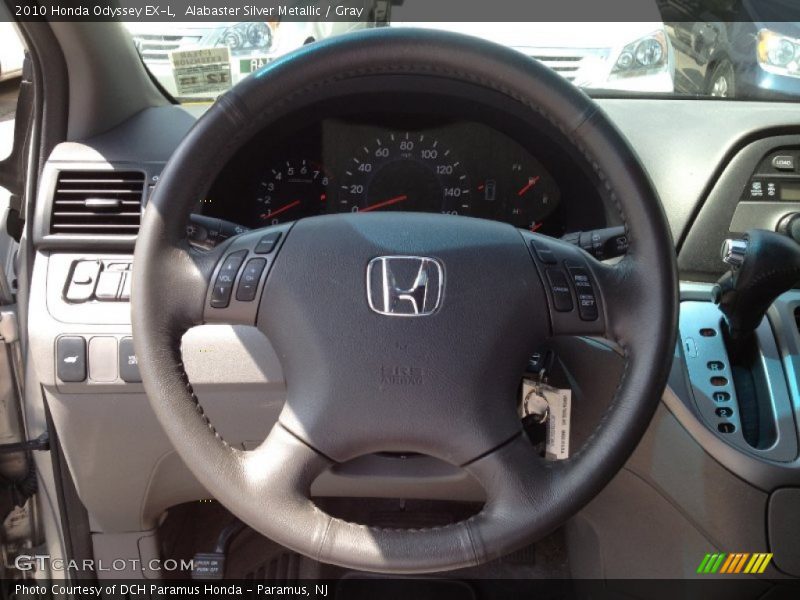 Alabaster Silver Metallic / Gray 2010 Honda Odyssey EX-L