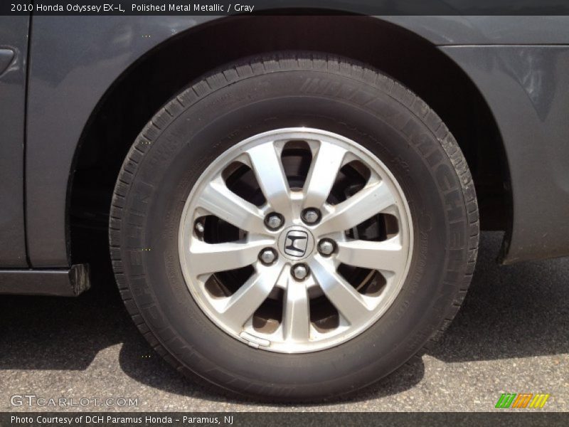 Polished Metal Metallic / Gray 2010 Honda Odyssey EX-L
