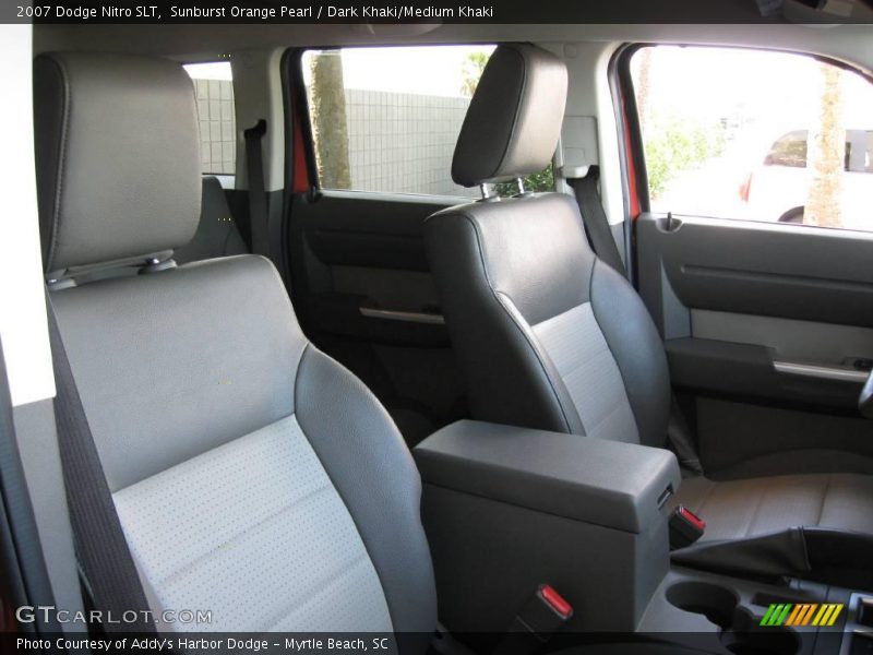 Sunburst Orange Pearl / Dark Khaki/Medium Khaki 2007 Dodge Nitro SLT
