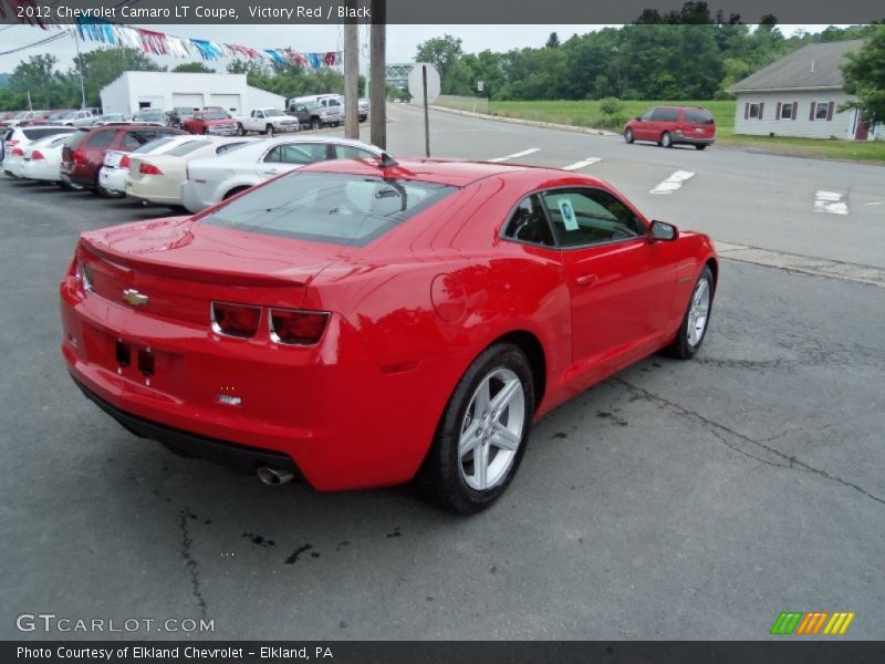 Victory Red / Black 2012 Chevrolet Camaro LT Coupe