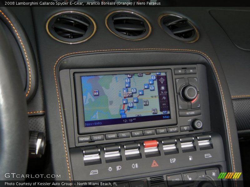 Navigation of 2008 Gallardo Spyder E-Gear