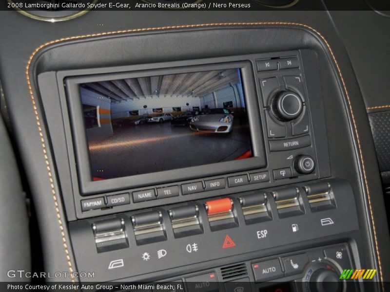 Controls of 2008 Gallardo Spyder E-Gear