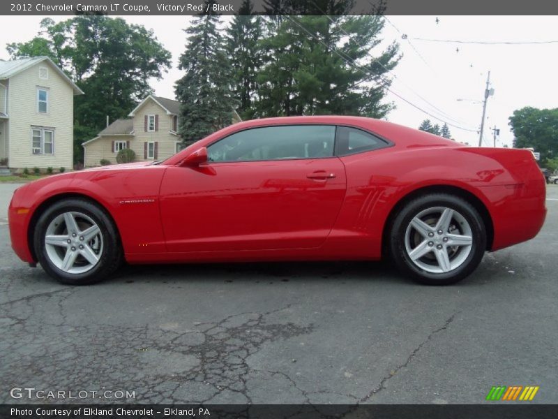 Victory Red / Black 2012 Chevrolet Camaro LT Coupe