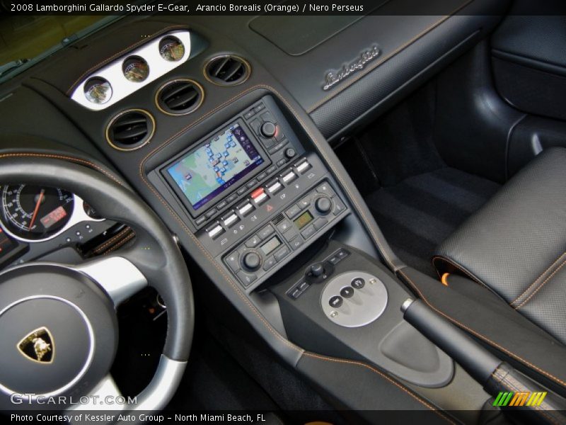 Controls of 2008 Gallardo Spyder E-Gear