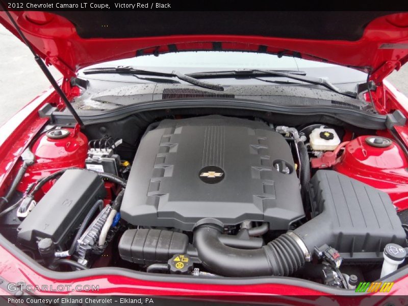 Victory Red / Black 2012 Chevrolet Camaro LT Coupe