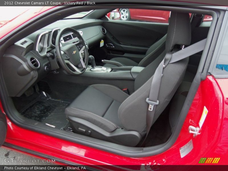 Victory Red / Black 2012 Chevrolet Camaro LT Coupe