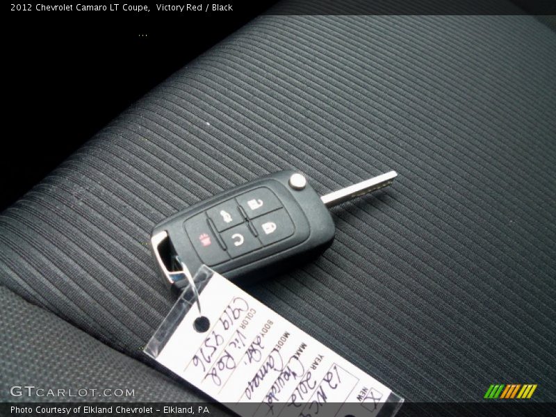 Victory Red / Black 2012 Chevrolet Camaro LT Coupe