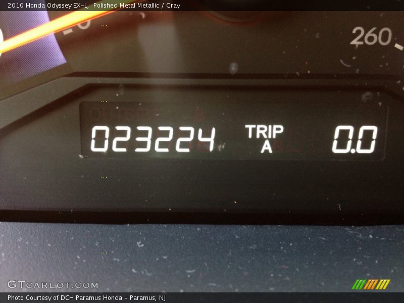 Polished Metal Metallic / Gray 2010 Honda Odyssey EX-L