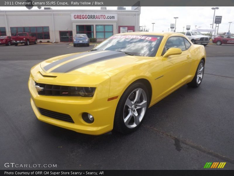 Rally Yellow / Black 2011 Chevrolet Camaro SS/RS Coupe