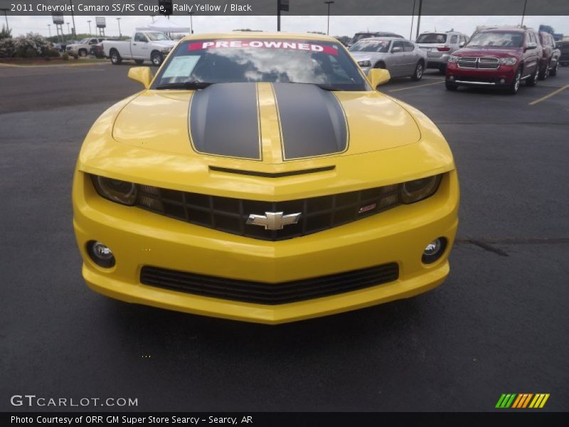 Rally Yellow / Black 2011 Chevrolet Camaro SS/RS Coupe