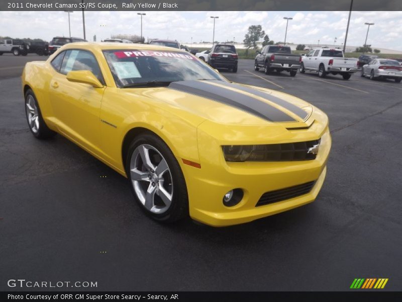 Rally Yellow / Black 2011 Chevrolet Camaro SS/RS Coupe