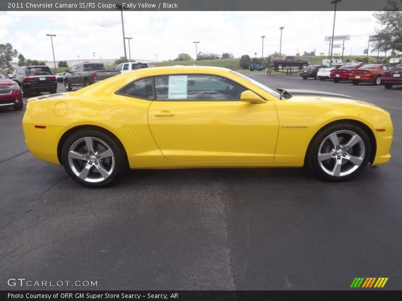 Rally Yellow / Black 2011 Chevrolet Camaro SS/RS Coupe
