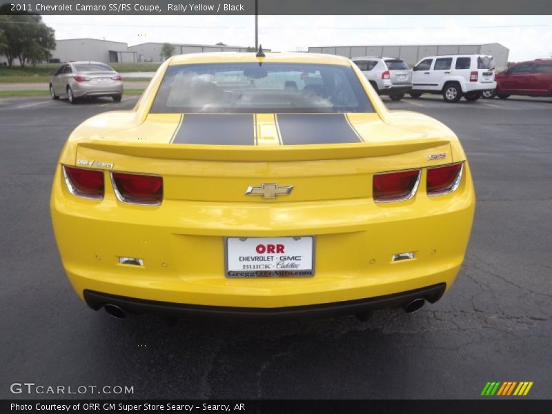 Rally Yellow / Black 2011 Chevrolet Camaro SS/RS Coupe