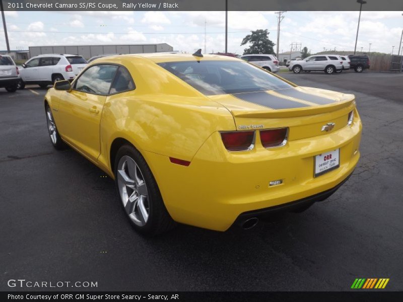 Rally Yellow / Black 2011 Chevrolet Camaro SS/RS Coupe