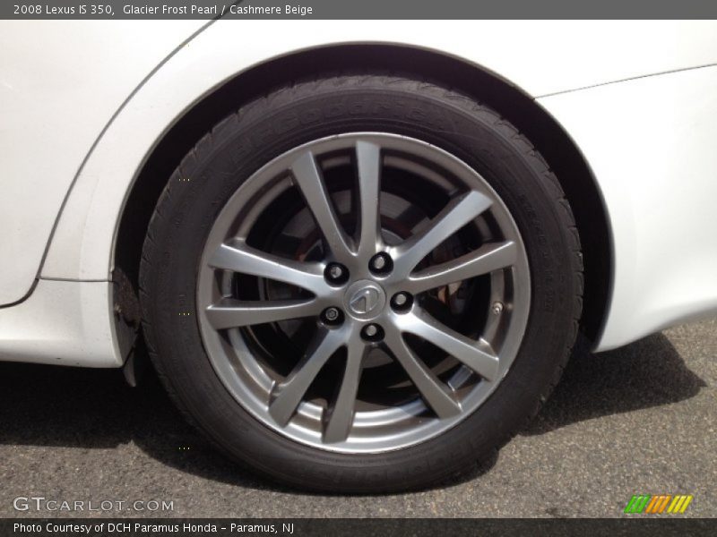 Glacier Frost Pearl / Cashmere Beige 2008 Lexus IS 350