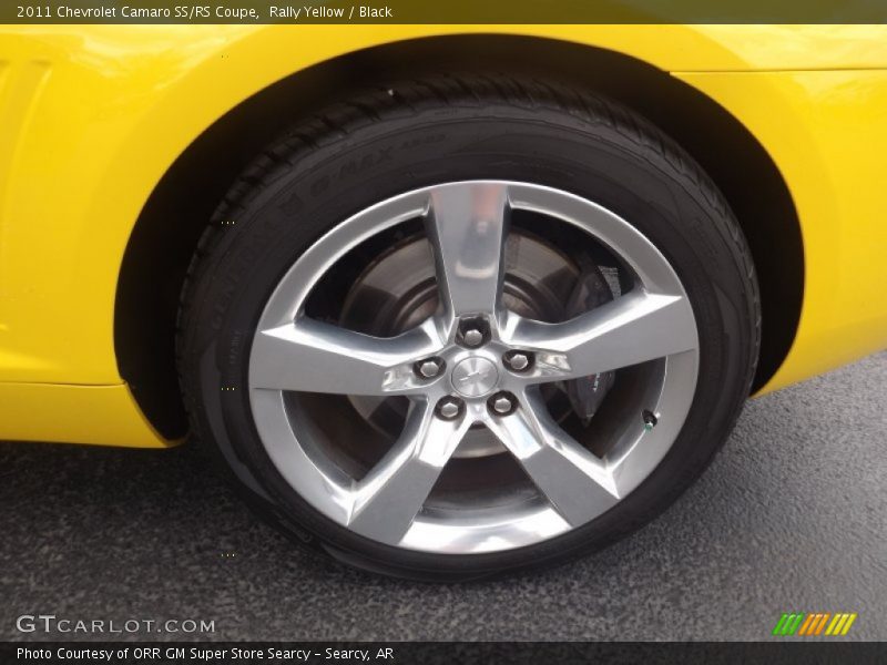 Rally Yellow / Black 2011 Chevrolet Camaro SS/RS Coupe