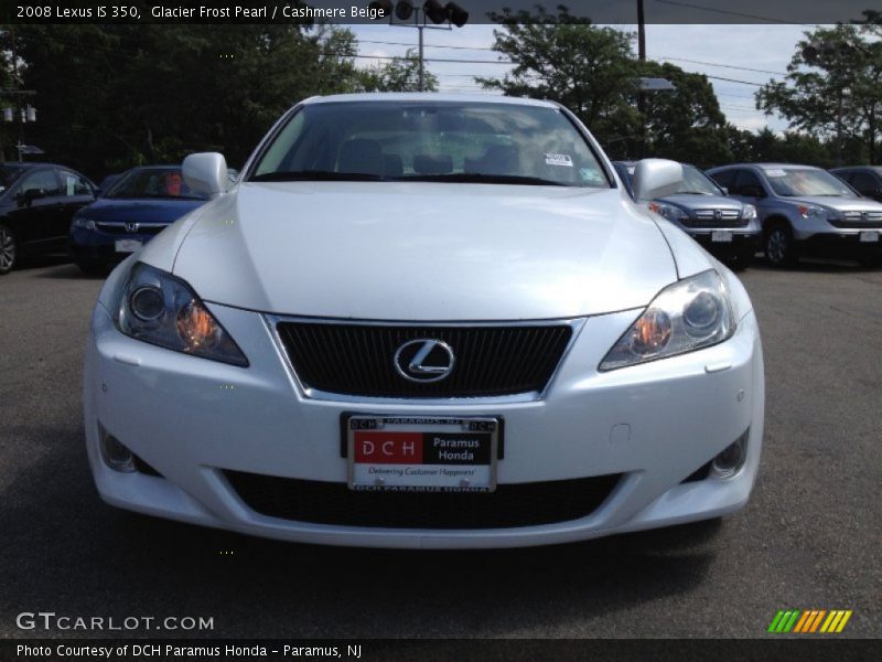 Glacier Frost Pearl / Cashmere Beige 2008 Lexus IS 350