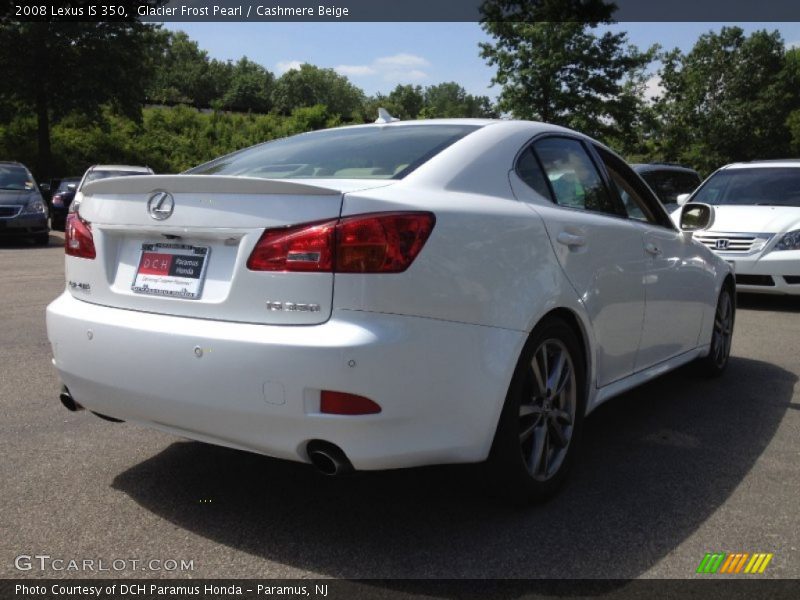 Glacier Frost Pearl / Cashmere Beige 2008 Lexus IS 350