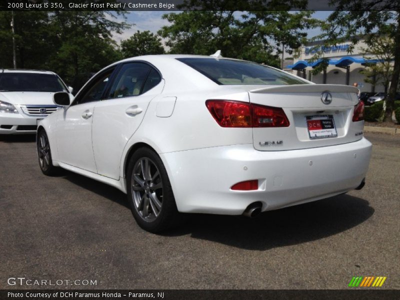 Glacier Frost Pearl / Cashmere Beige 2008 Lexus IS 350