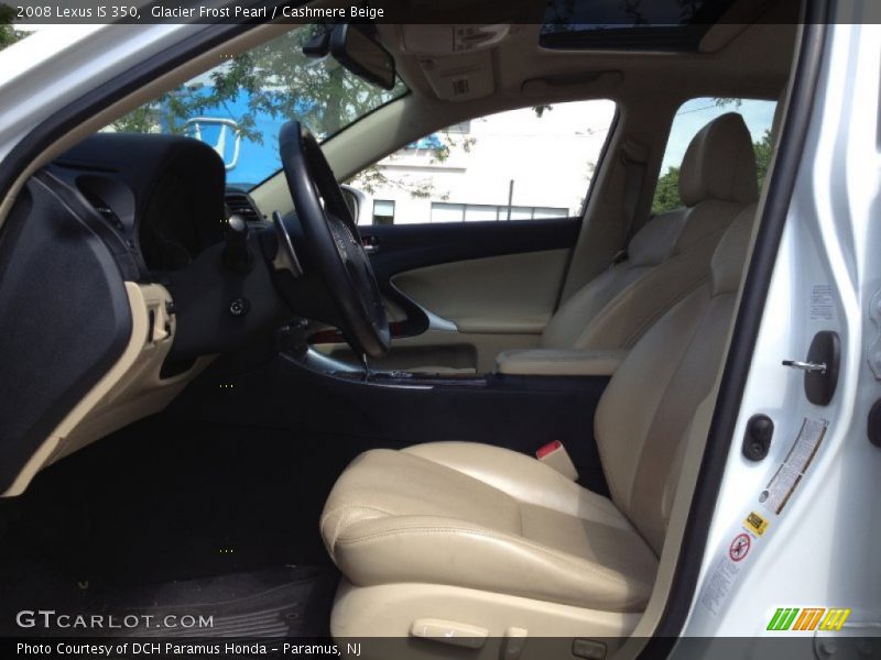 Glacier Frost Pearl / Cashmere Beige 2008 Lexus IS 350