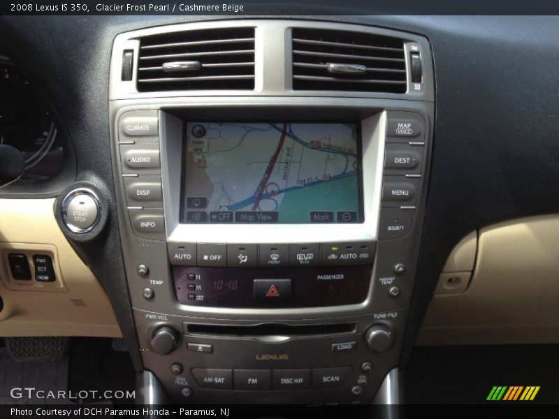 Glacier Frost Pearl / Cashmere Beige 2008 Lexus IS 350
