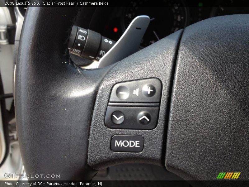 Glacier Frost Pearl / Cashmere Beige 2008 Lexus IS 350