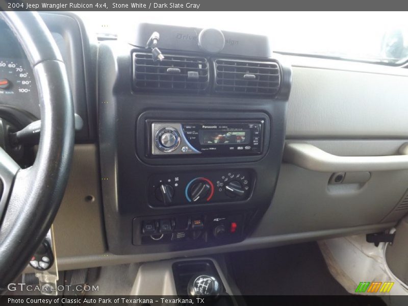 Stone White / Dark Slate Gray 2004 Jeep Wrangler Rubicon 4x4