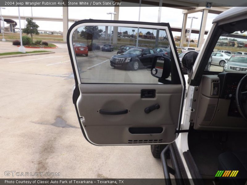 Stone White / Dark Slate Gray 2004 Jeep Wrangler Rubicon 4x4