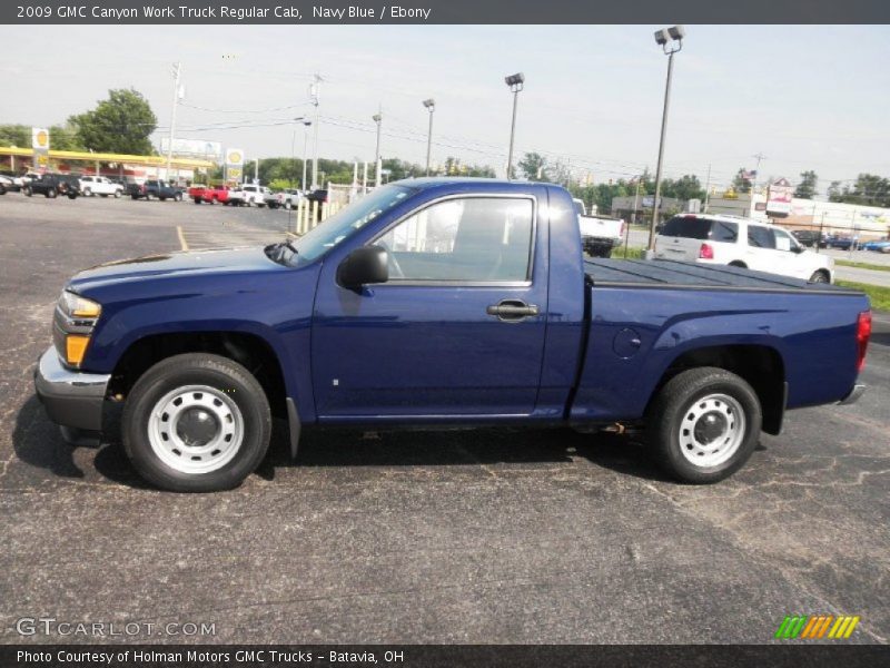  2009 Canyon Work Truck Regular Cab Navy Blue