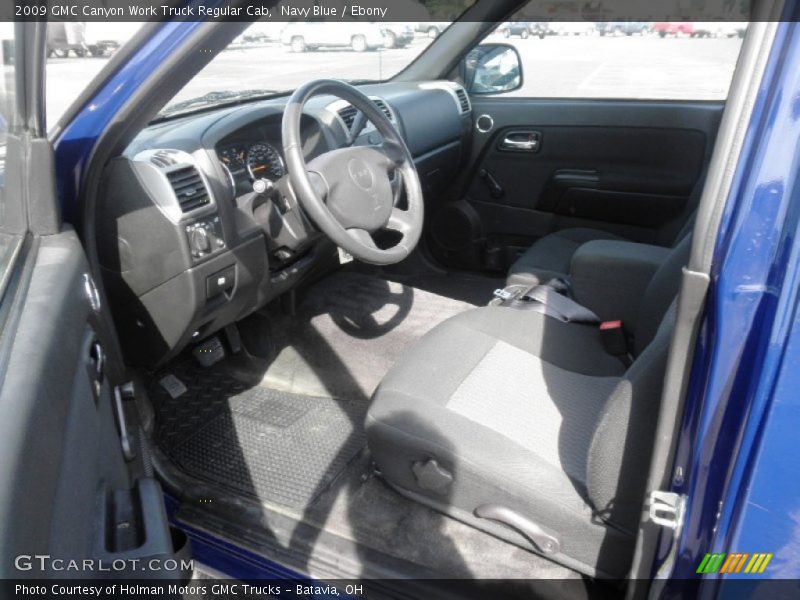 Navy Blue / Ebony 2009 GMC Canyon Work Truck Regular Cab