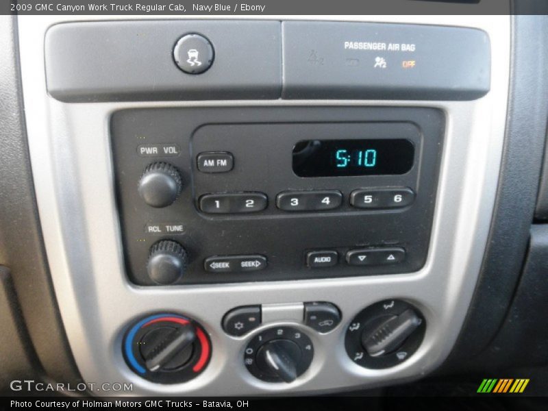Navy Blue / Ebony 2009 GMC Canyon Work Truck Regular Cab