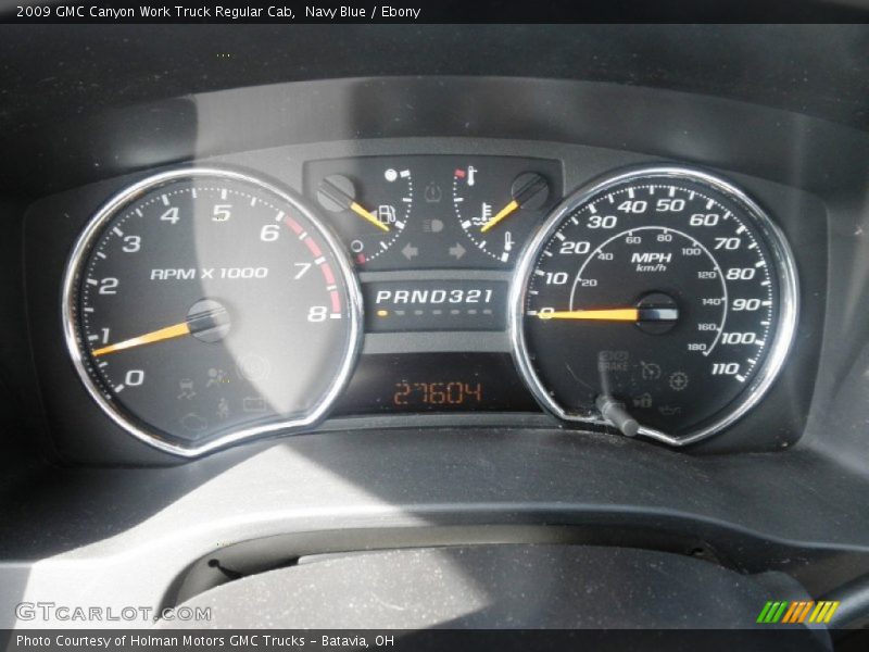  2009 Canyon Work Truck Regular Cab Work Truck Regular Cab Gauges