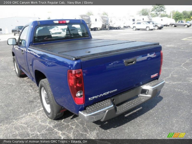 Navy Blue / Ebony 2009 GMC Canyon Work Truck Regular Cab