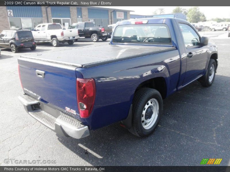 Navy Blue / Ebony 2009 GMC Canyon Work Truck Regular Cab