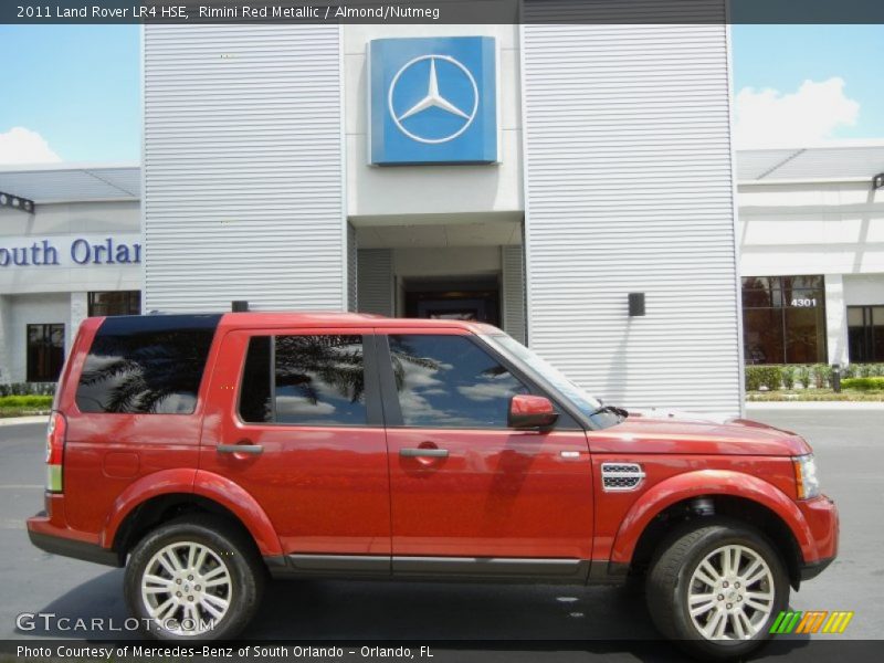 Rimini Red Metallic / Almond/Nutmeg 2011 Land Rover LR4 HSE