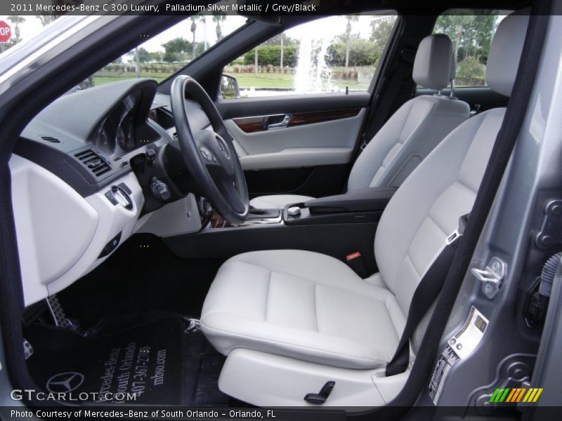 Palladium Silver Metallic / Grey/Black 2011 Mercedes-Benz C 300 Luxury